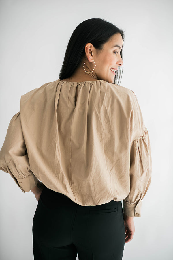 Ava Top Mocha falcon park