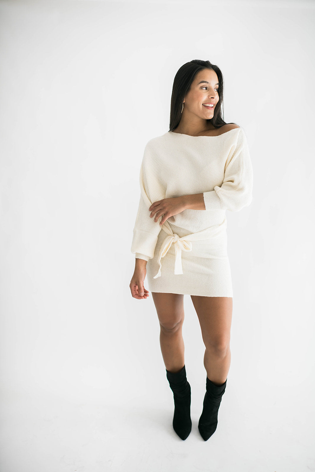Tobin Sweater Dress Ivory