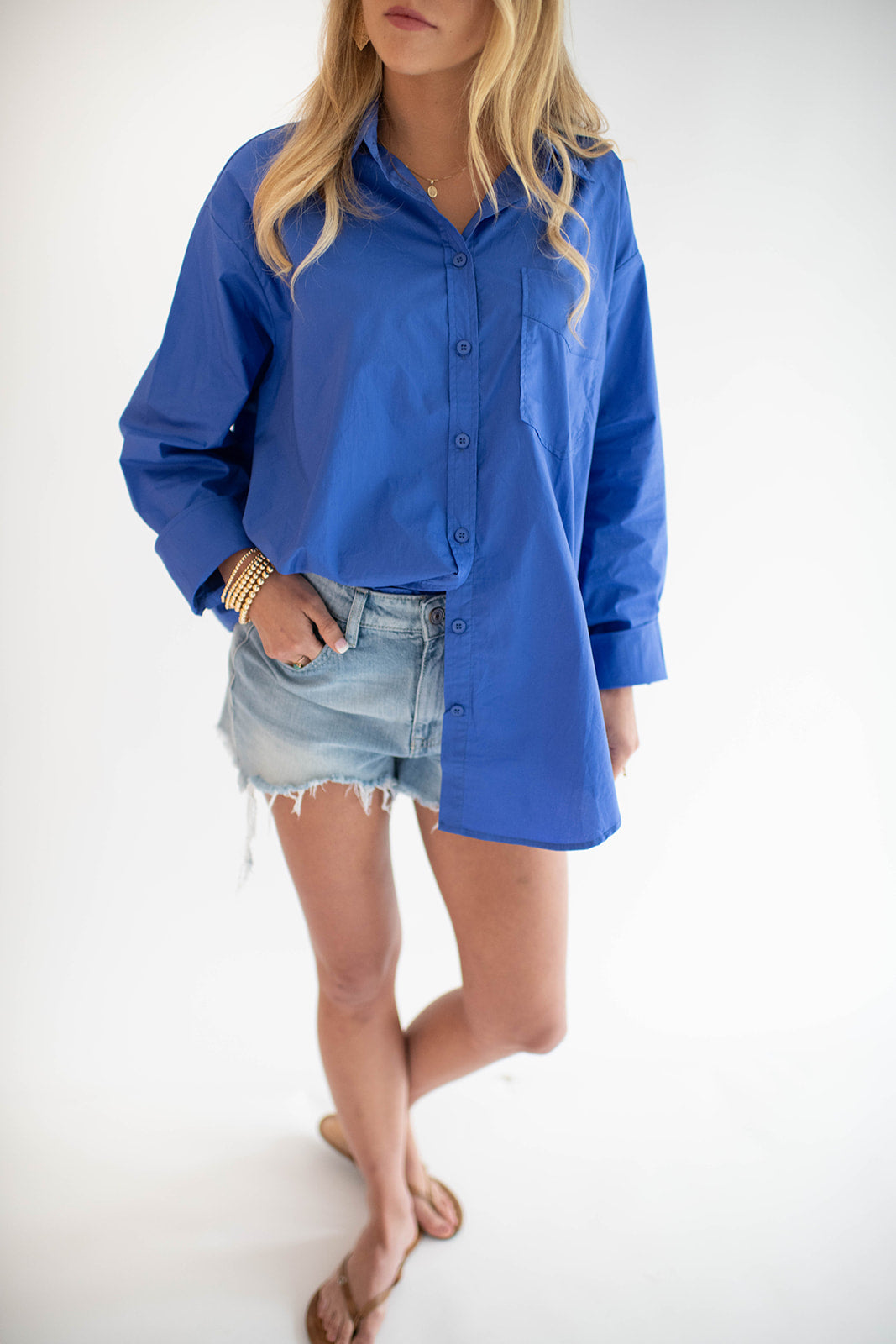 Monica Button Up