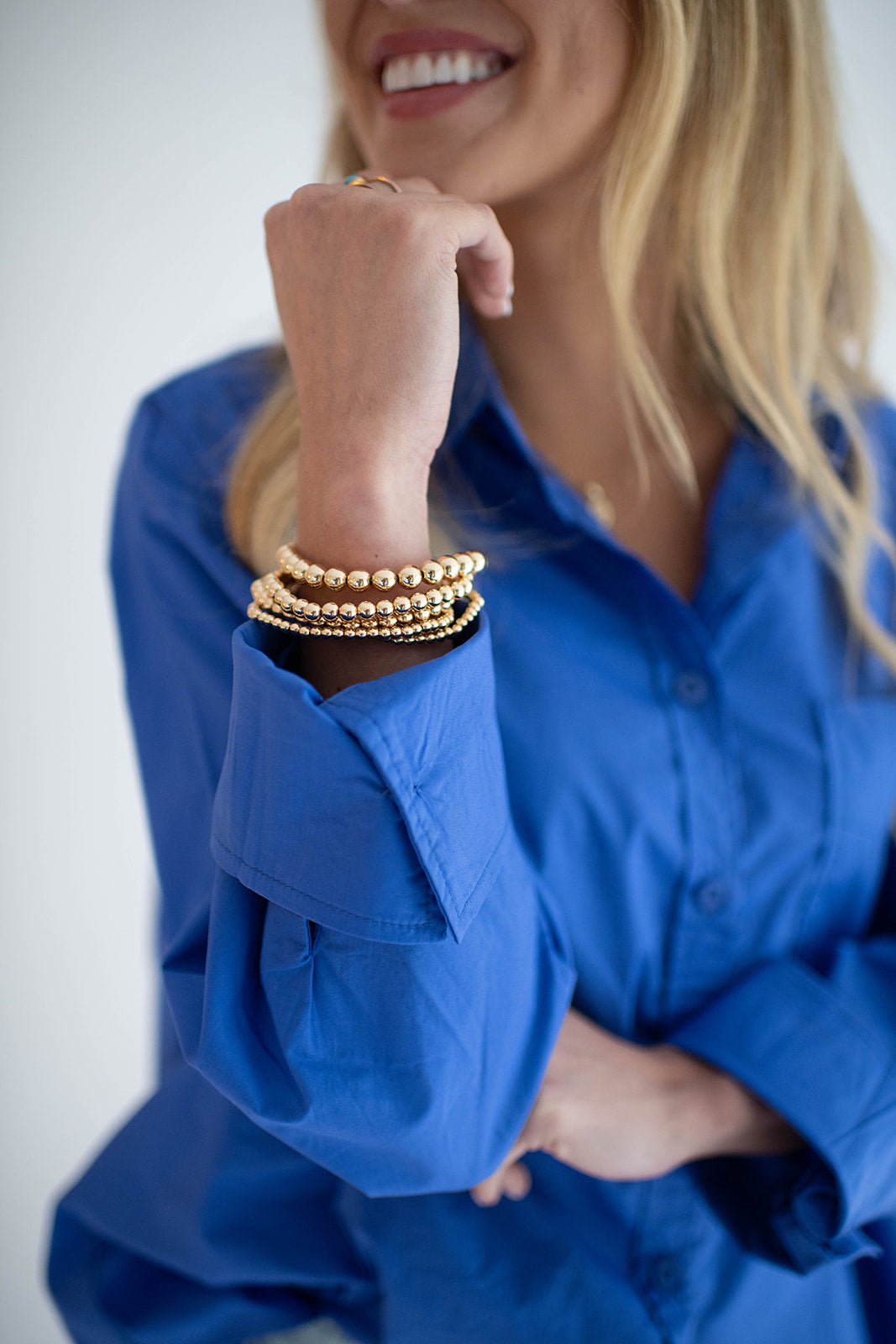 Beaded Stack Gold