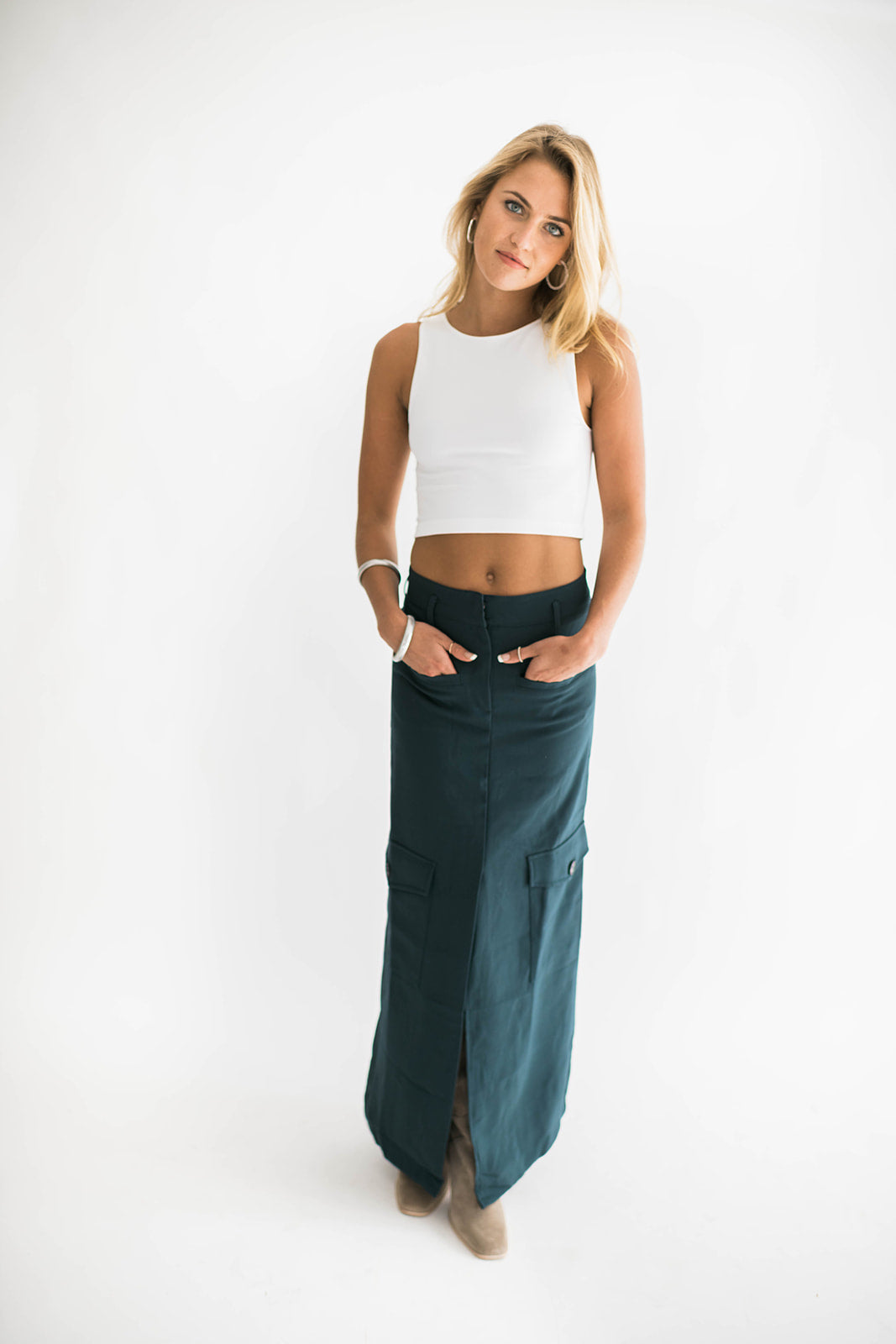 Tasha Cargo Maxi Skirt