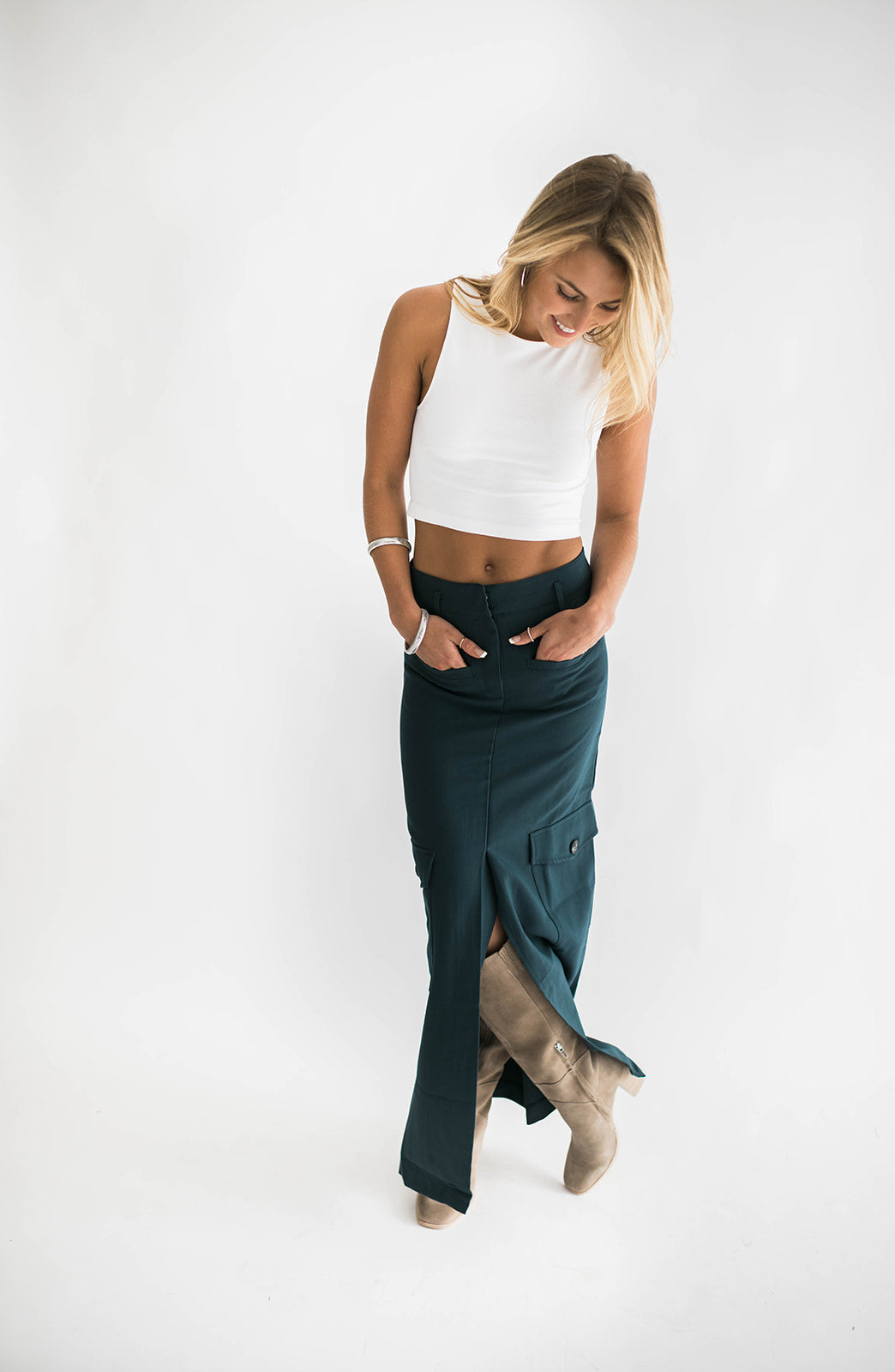 Tasha Cargo Maxi Skirt