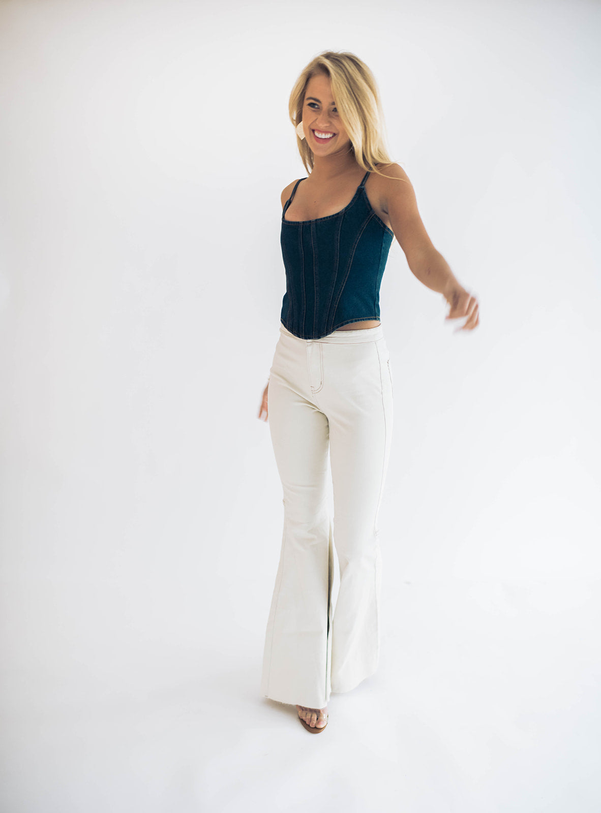 Lindsey Denim Tank Top