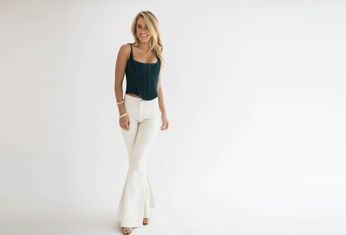Lindsey Denim Tank Top
