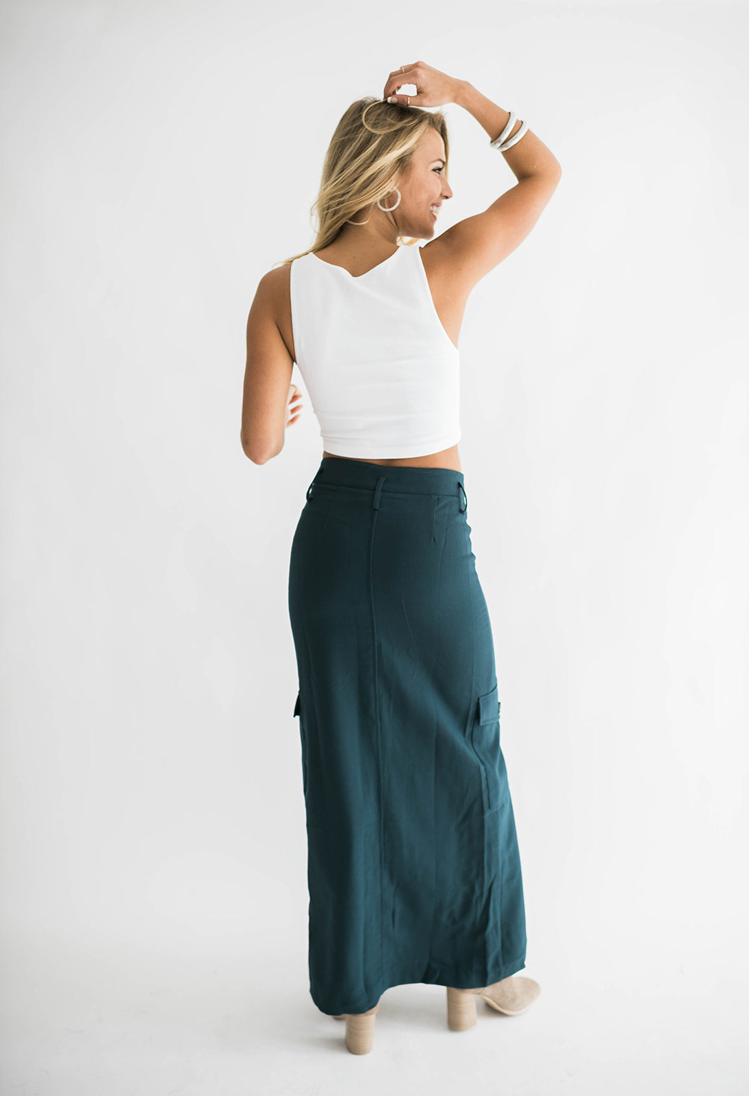 Tasha Cargo Maxi Skirt