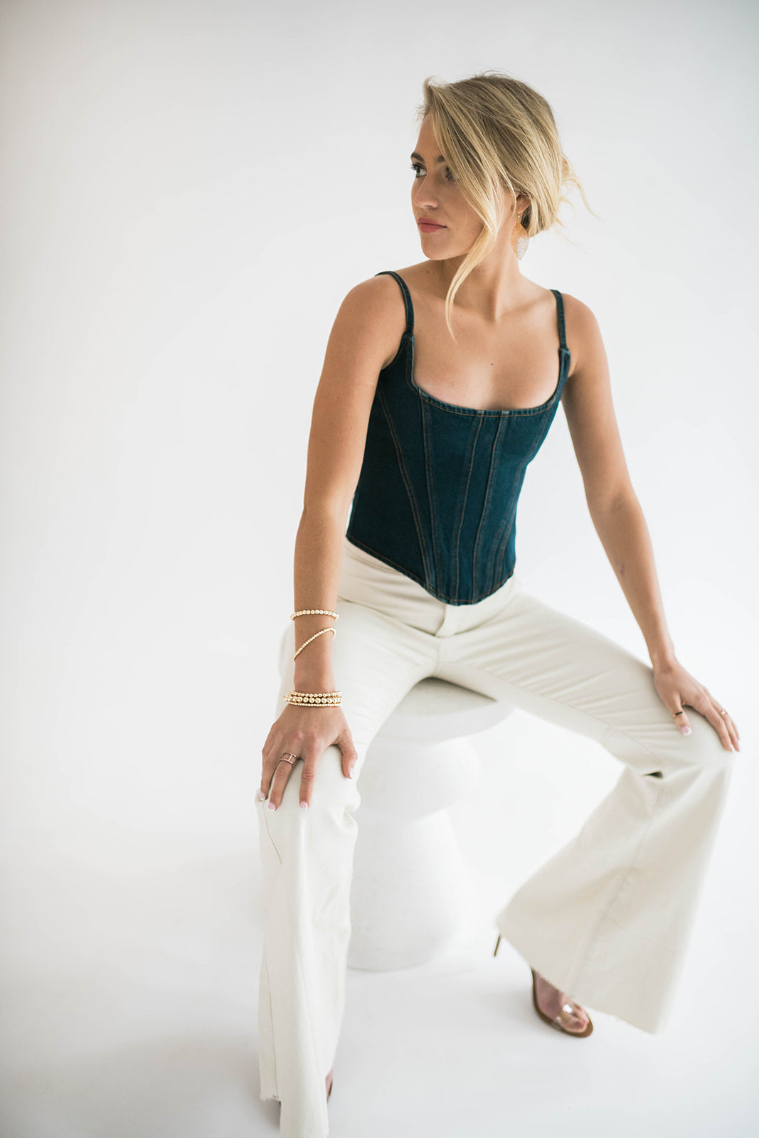Lindsey Denim Tank Top