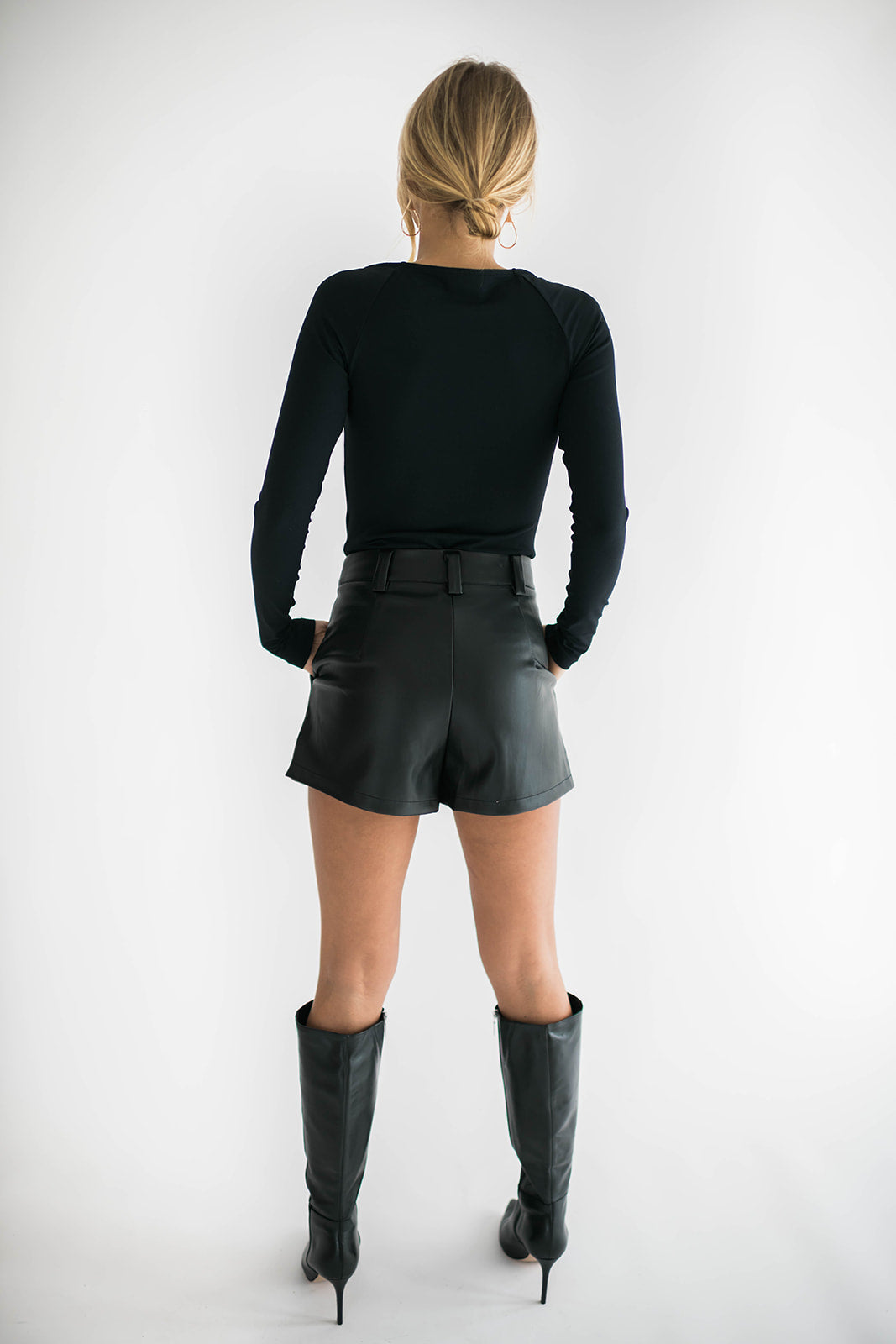 Kacy Faux Leather Shorts