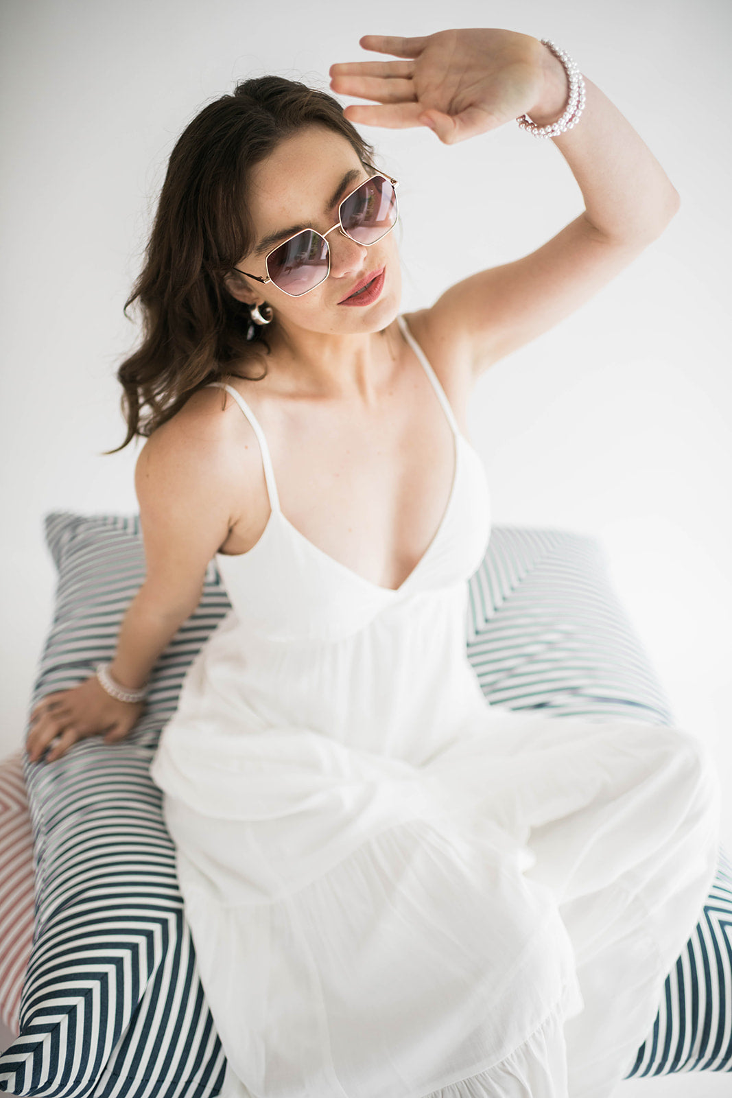 Mira White Maxi Dress