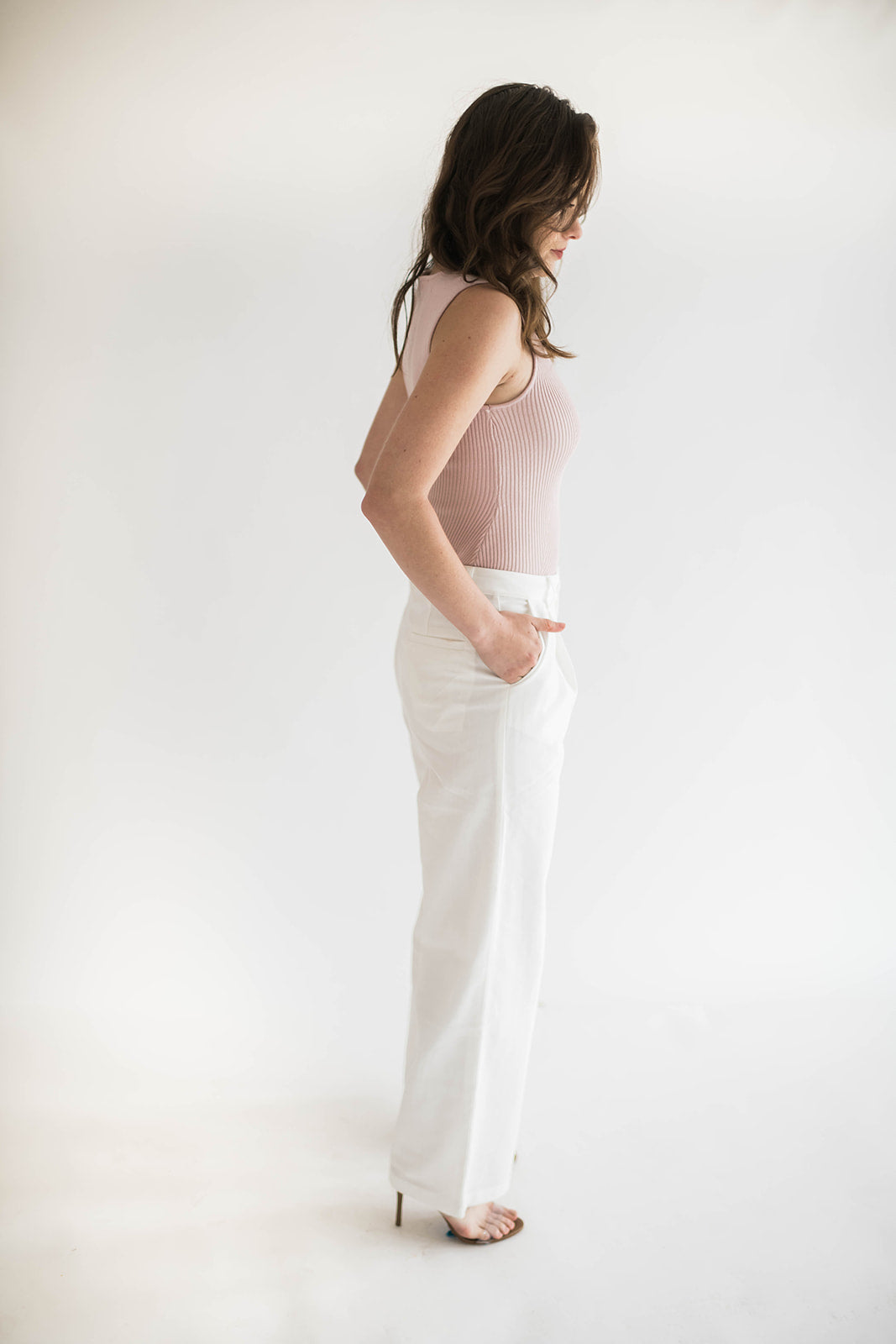 Annalise Rib Knit Sweater Tank