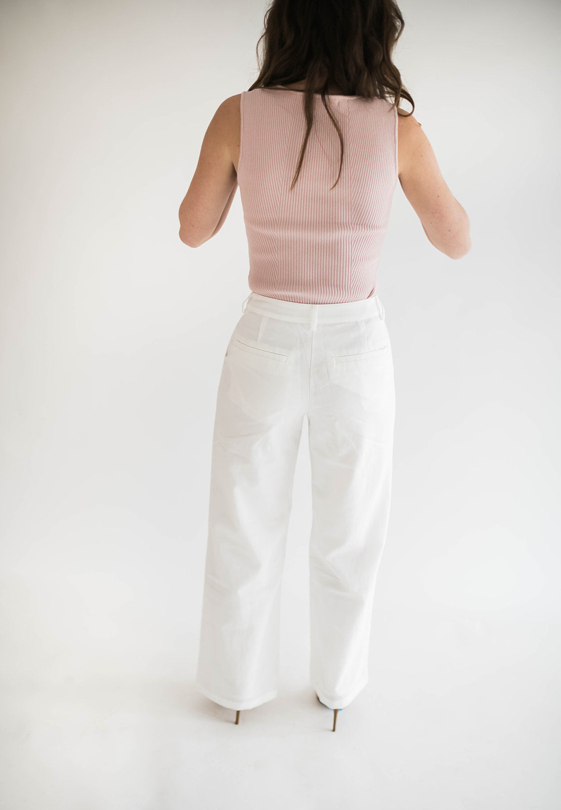 Annalise Rib Knit Sweater Tank