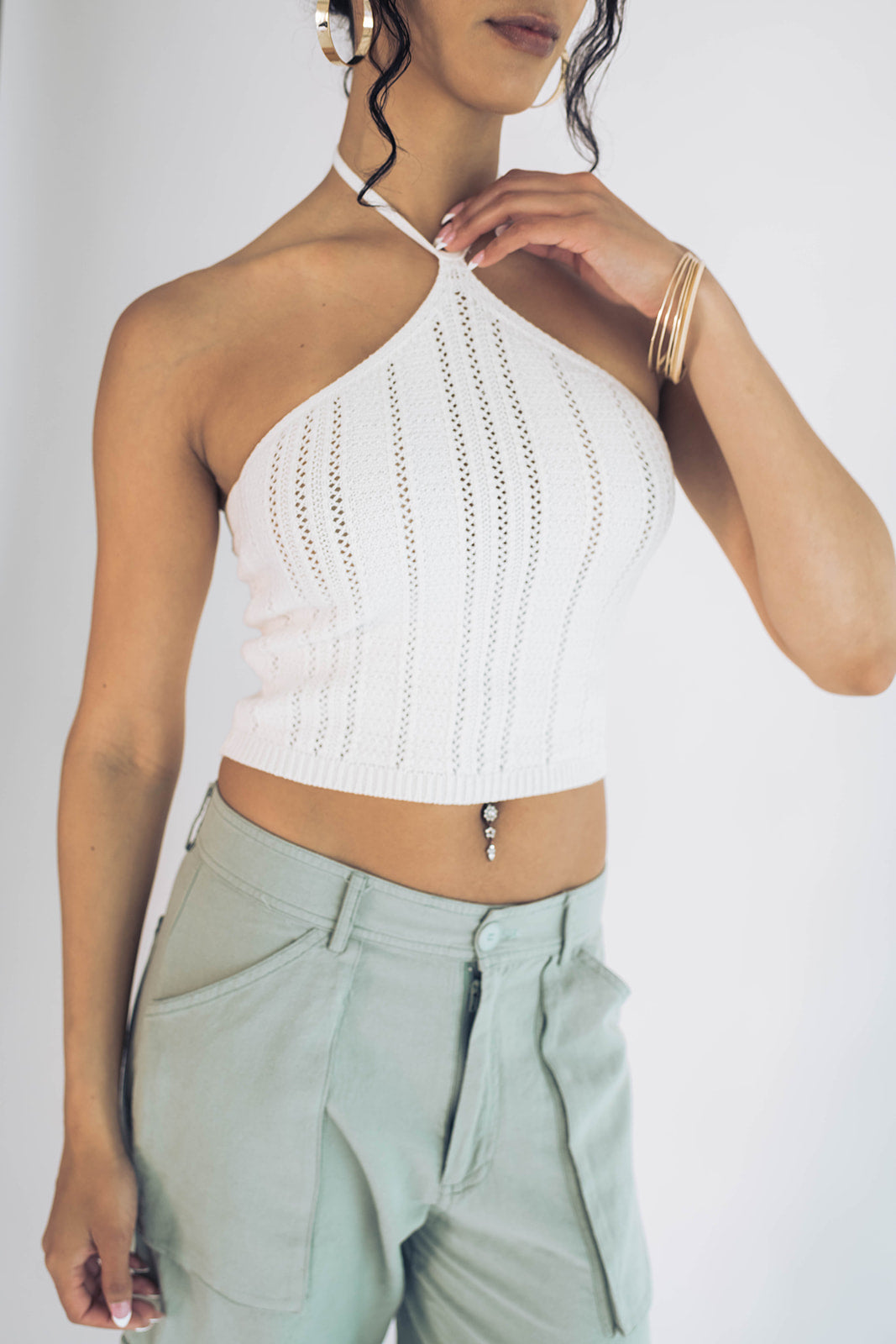 Yasmine Crochet Halter