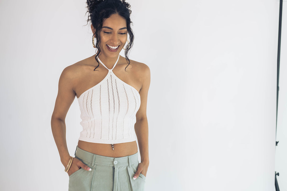 Yasmine Crochet Halter