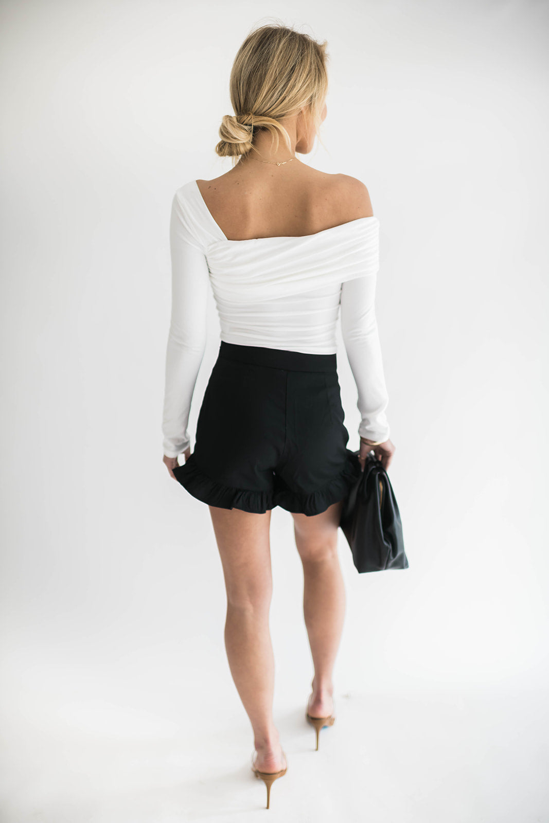 Mahoney Asymmetrical Off The Shoulder Top
