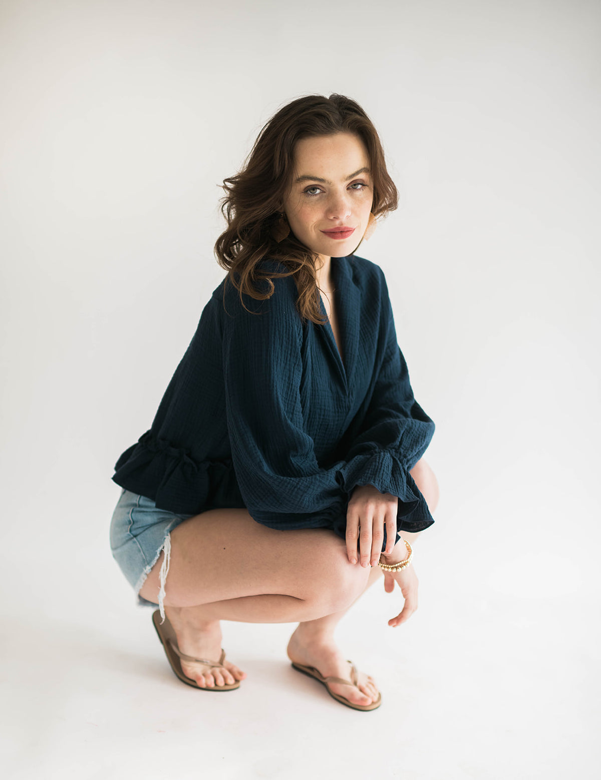 Macy Top Navy