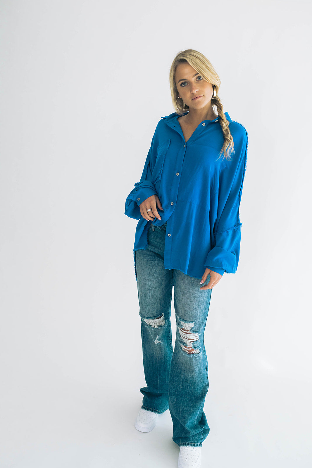 Braelynn Button Up
