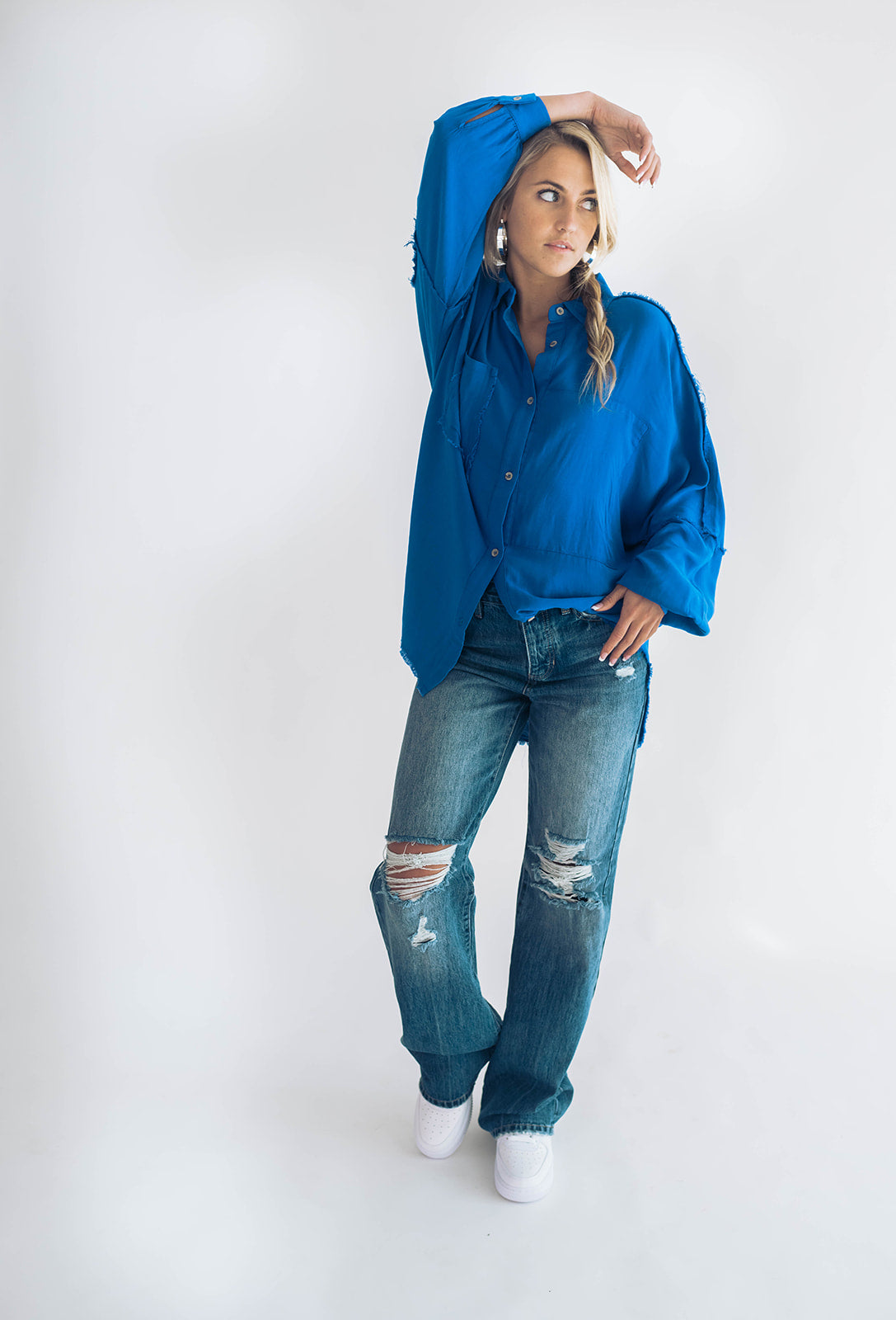 Braelynn Button Up