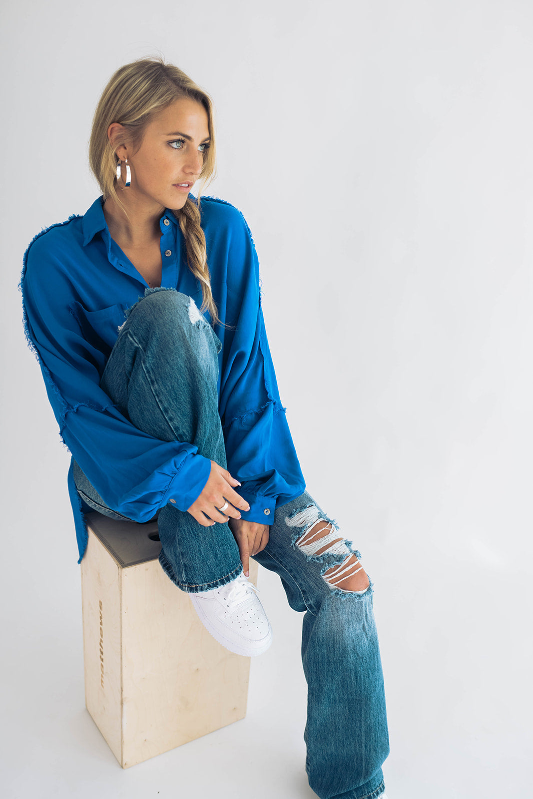 Braelynn Button Up