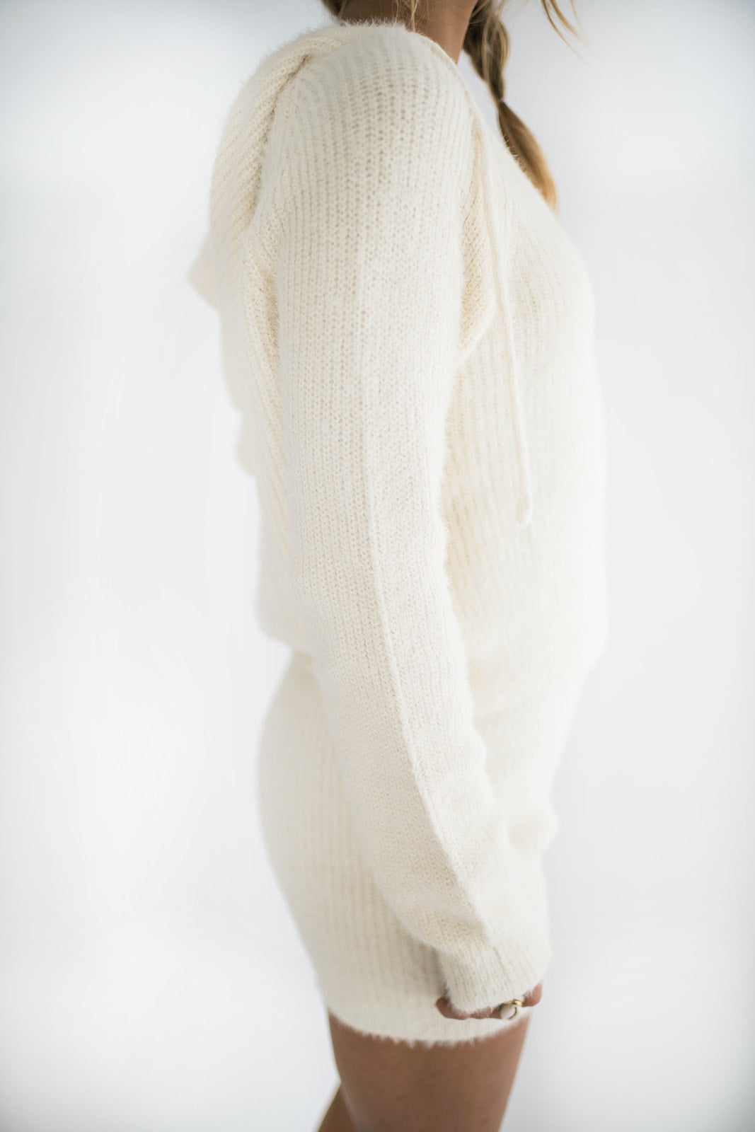 Dayton Hoodie &amp;  Shorts Sweater Set