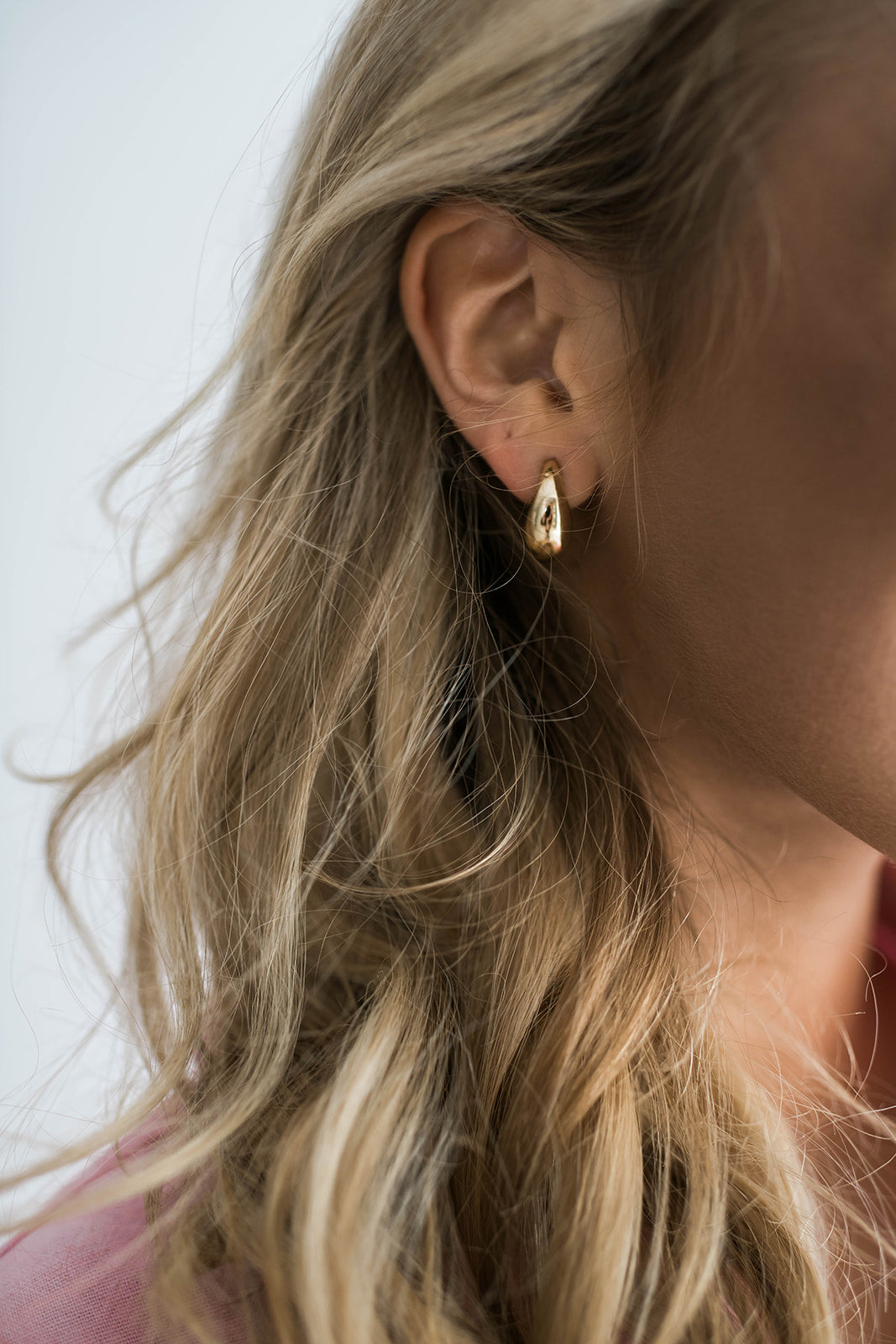 Tear Drop Earring Gold