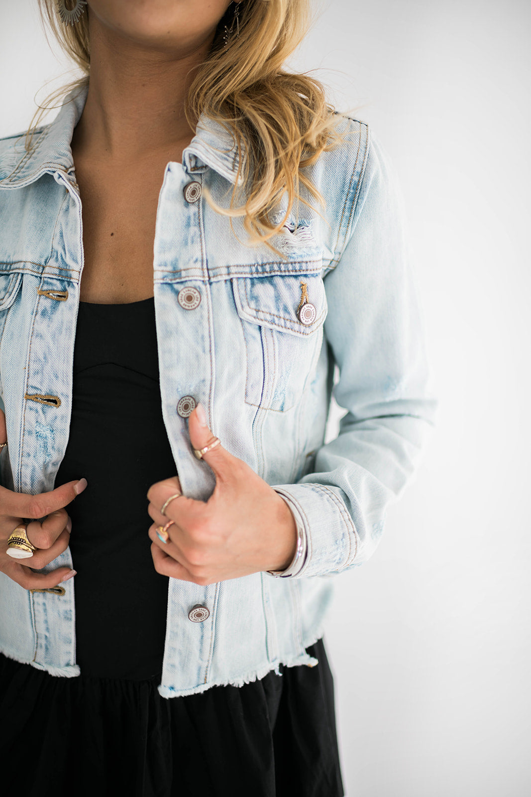 Zoey Distressed Denim Light Wash