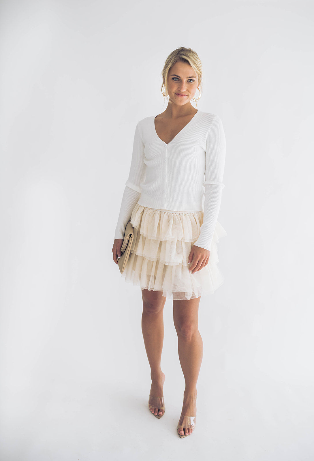 SJP Tiered Tulle Skort