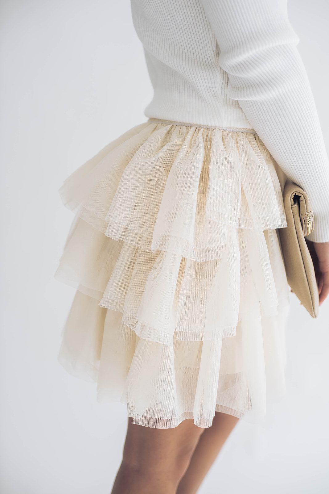 SJP Tiered Tulle Skort