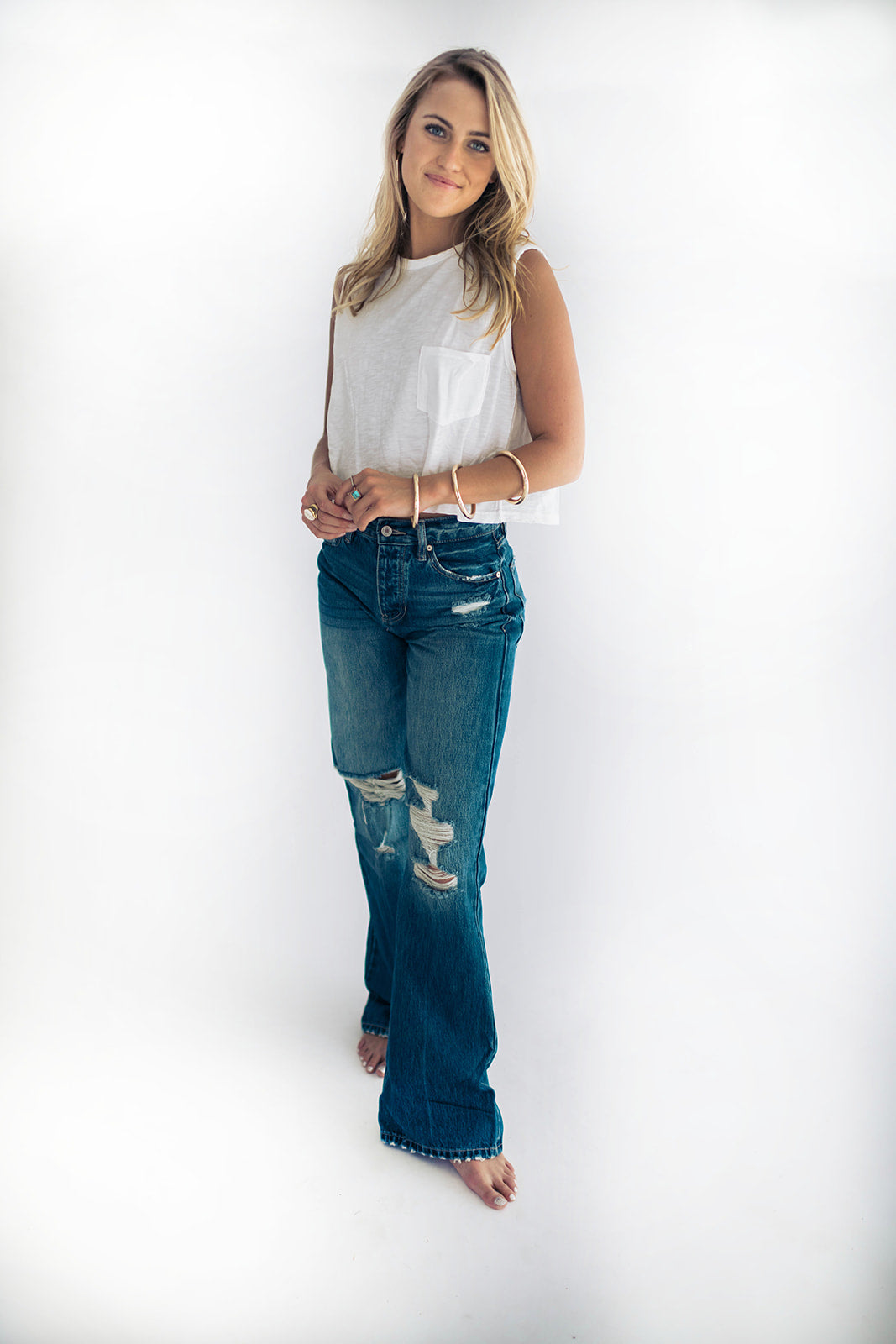Karla Pocketed Sleeveless Top