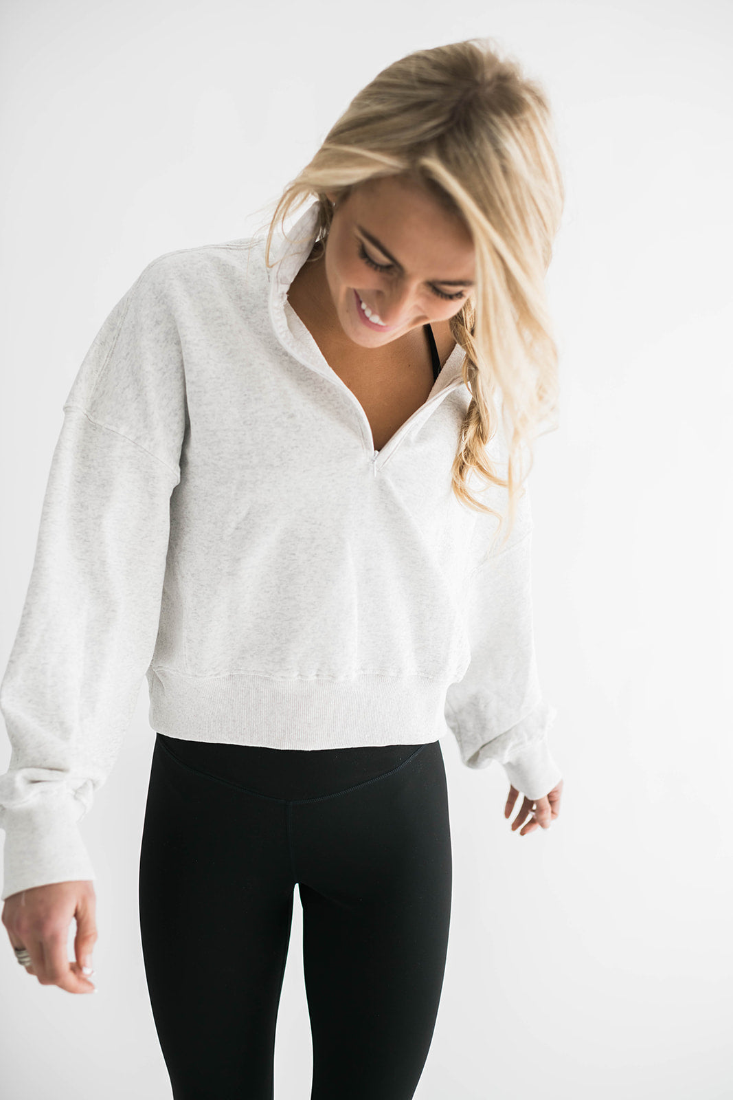 Mia Half Zip Sweatshirt
