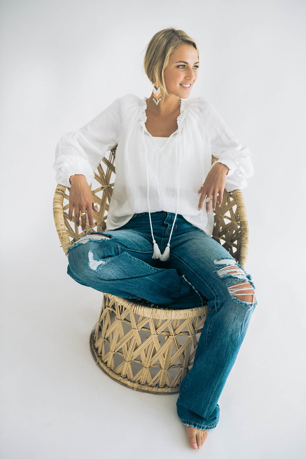 Julia Peasant Top