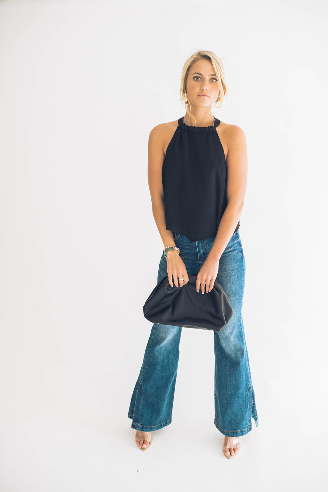 Jaxon Sleeveless Top - Black