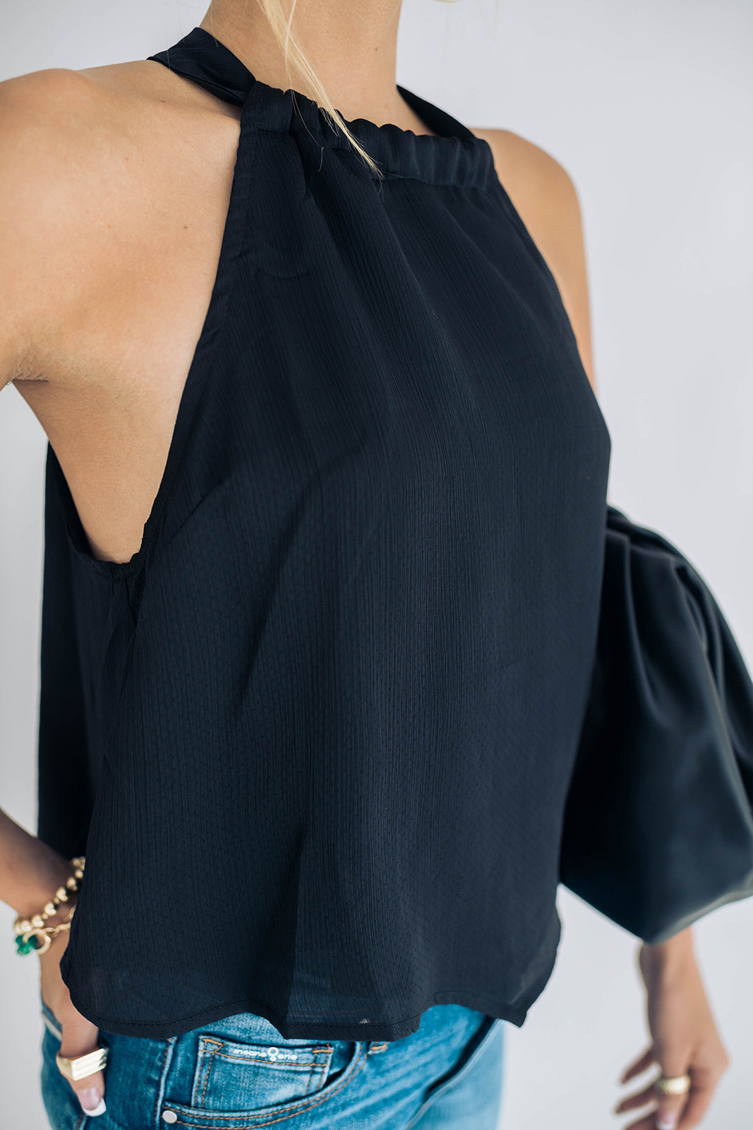 Jaxon Sleeveless Top - Black