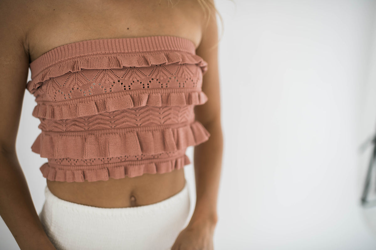 Clarke Ruffle Tube Top