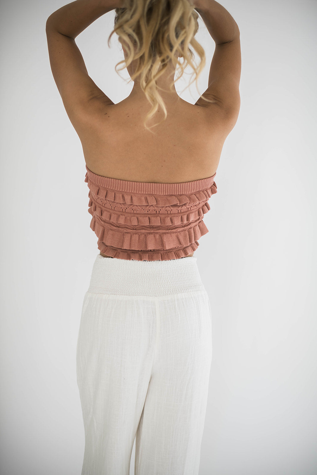 Clarke Ruffle Tube Top