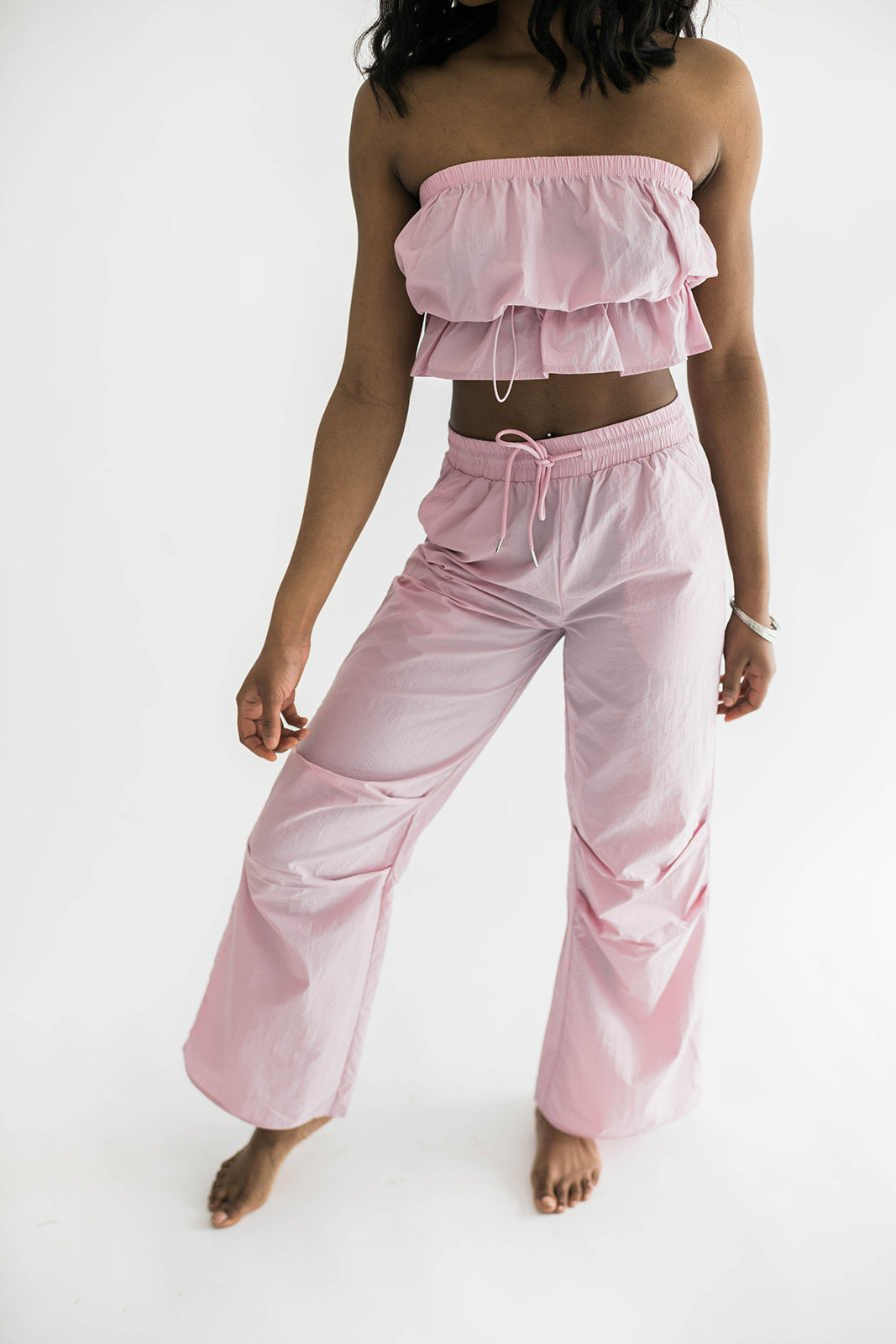 Colby Babydoll Nylon Tube Top