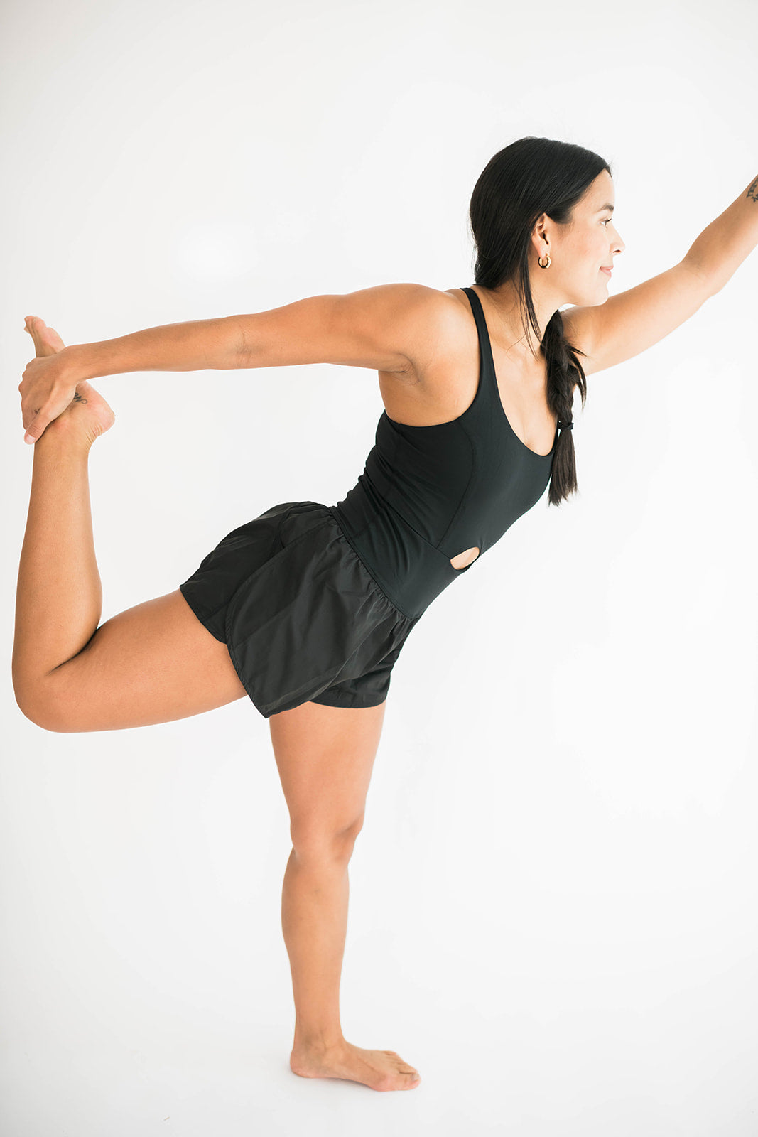 Joy Athletic Romper Black