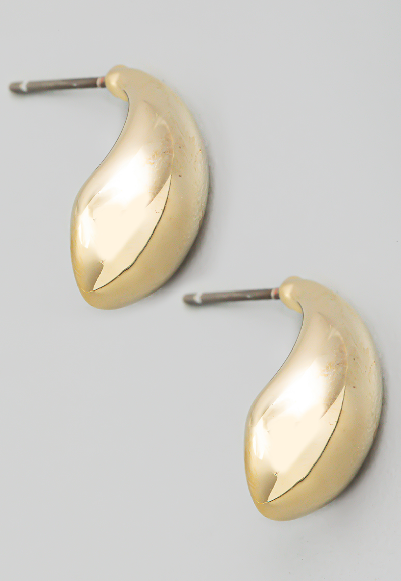 Tear Drop Earring Gold
