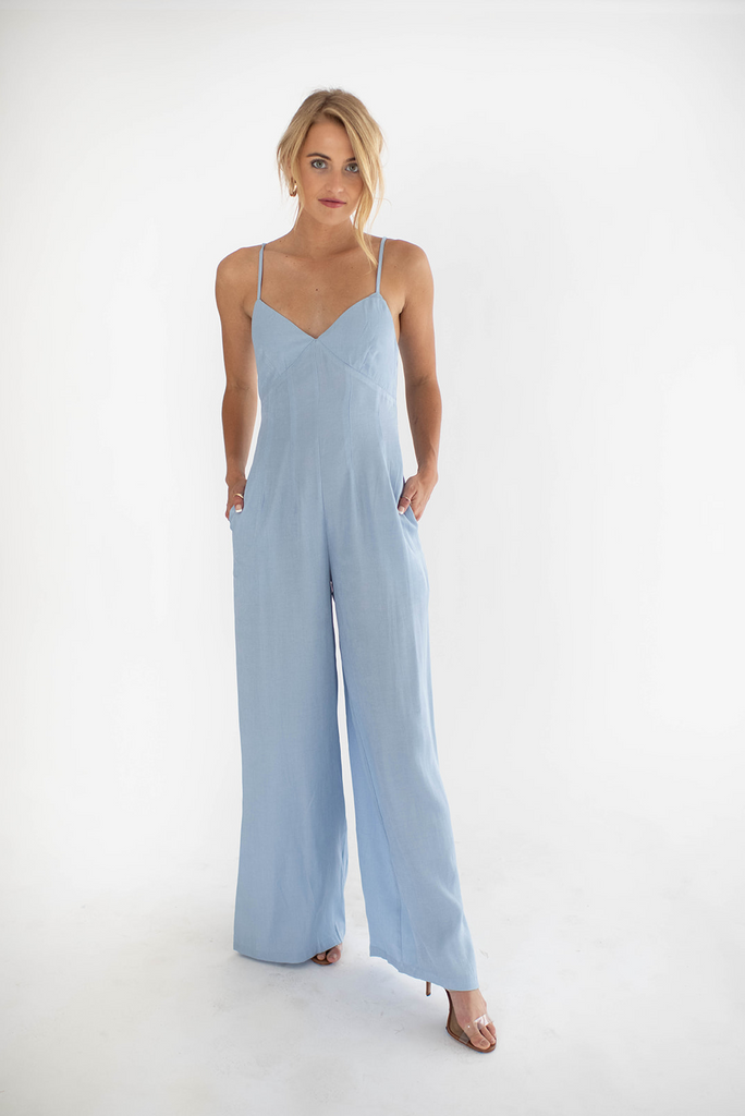 MIOSMOKEY ミオズモーキー TAFFETA JUMPSUIT Miya Jumpsuit - falcon park