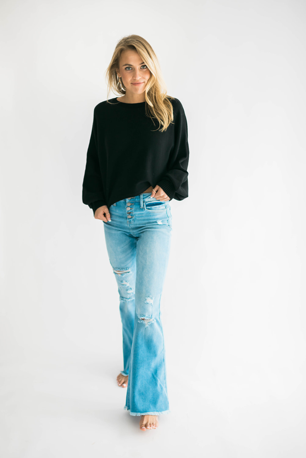 Lillian Sweater in Black