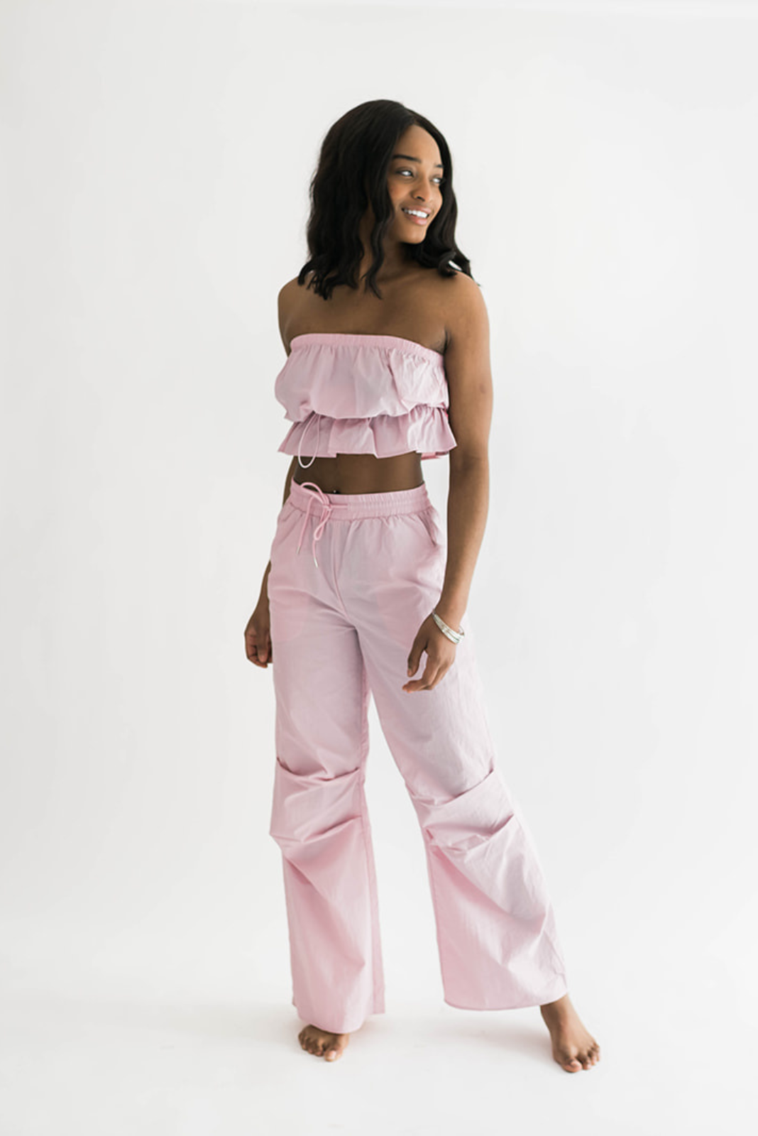 Colby Nylon Pocketed Pants