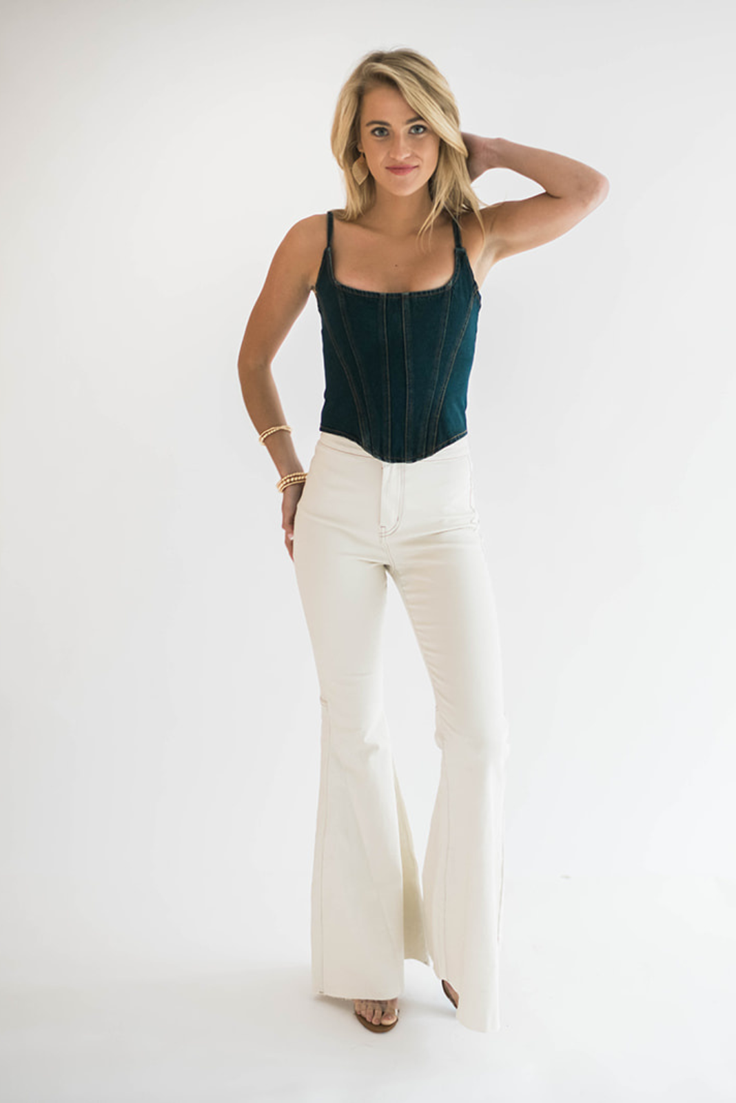 Lindsey Denim Tank Top