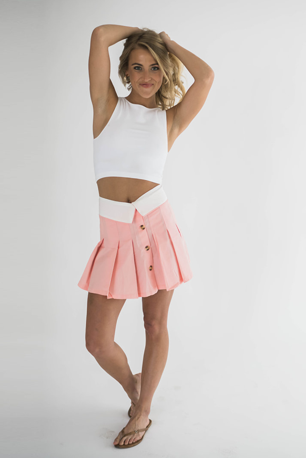 Arina Pleated Mini Skirt