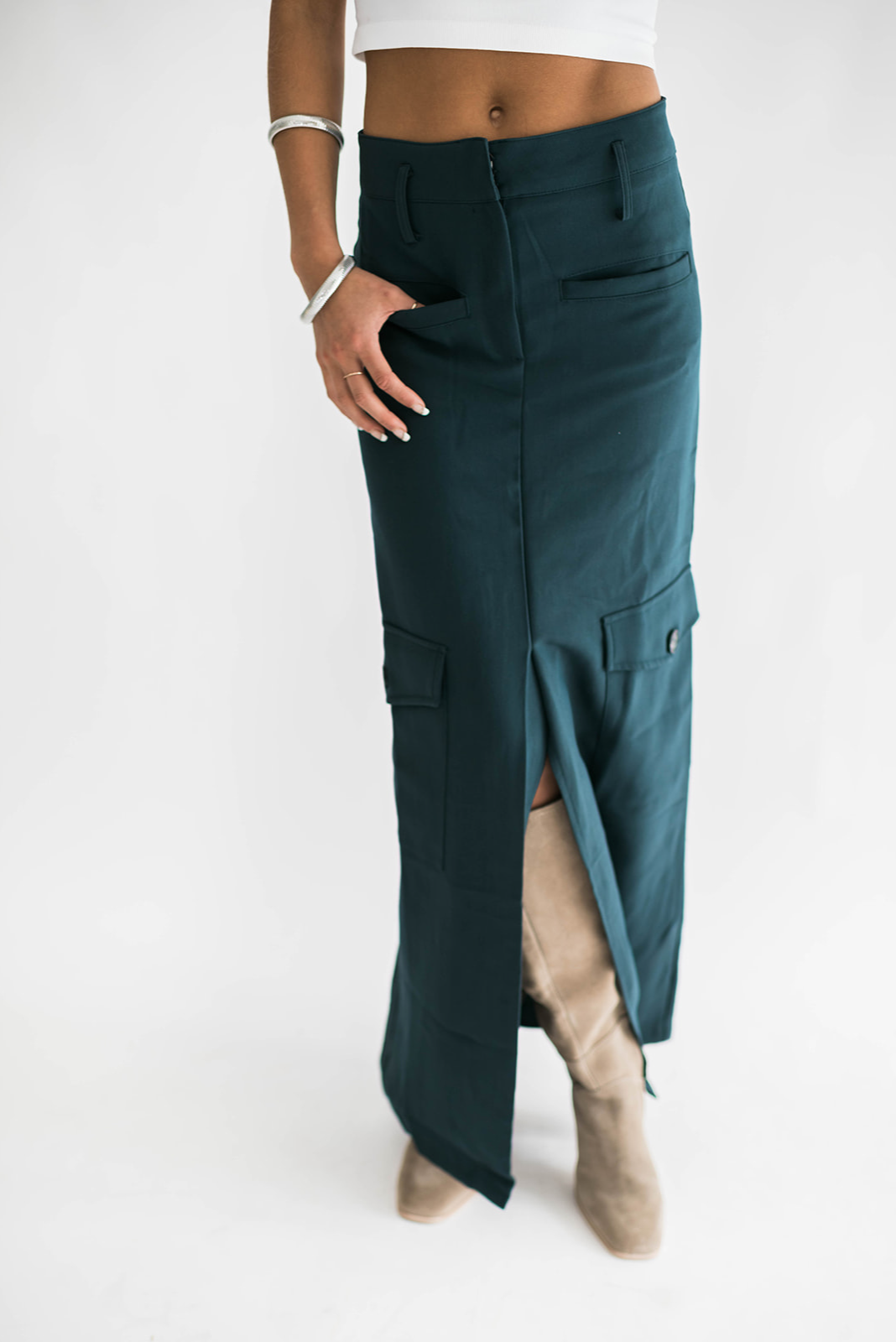 Tasha Cargo Maxi Skirt