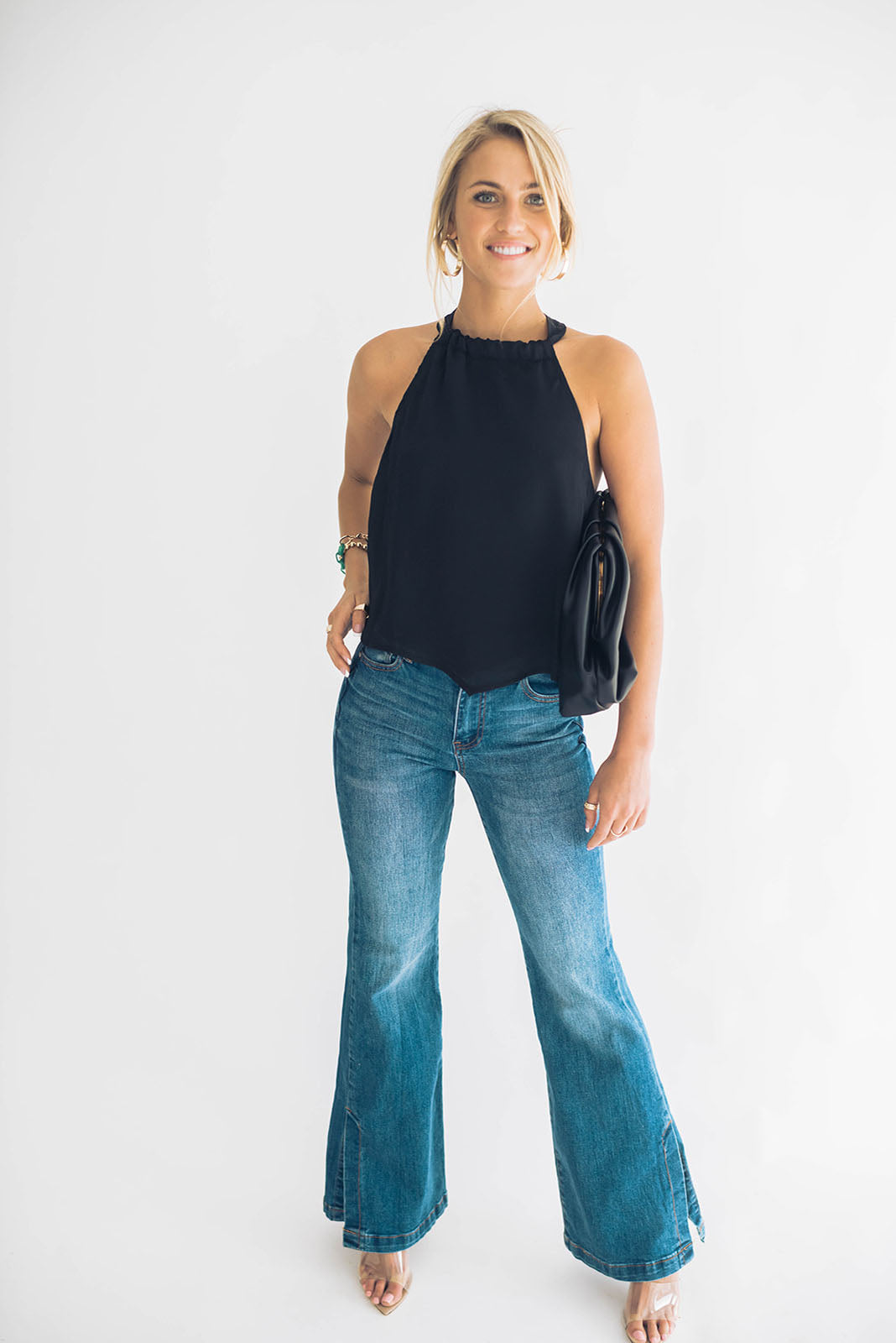 Jaxon Sleeveless Top - Black