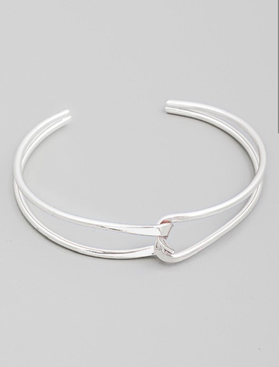 Elegant Twist Cuff Bracelet