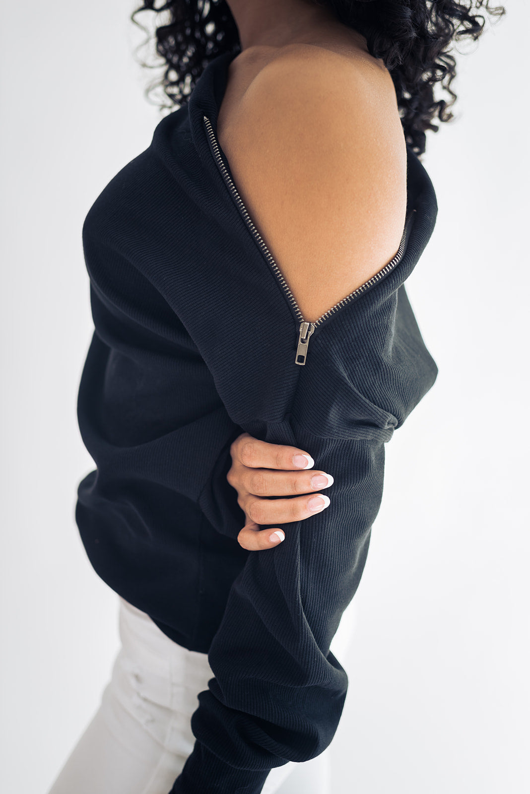 Diy cold shoulder sales sweatshirt