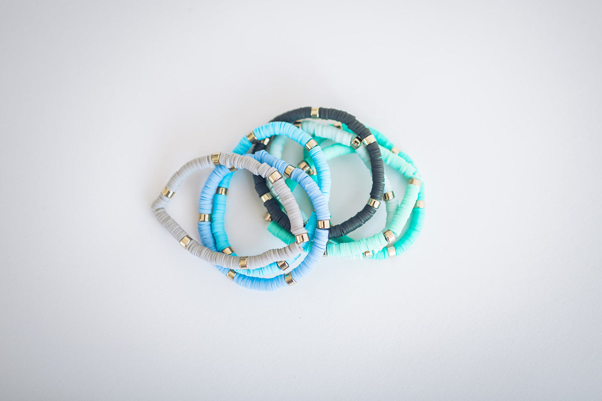Daisy Bracelets Multi Blues