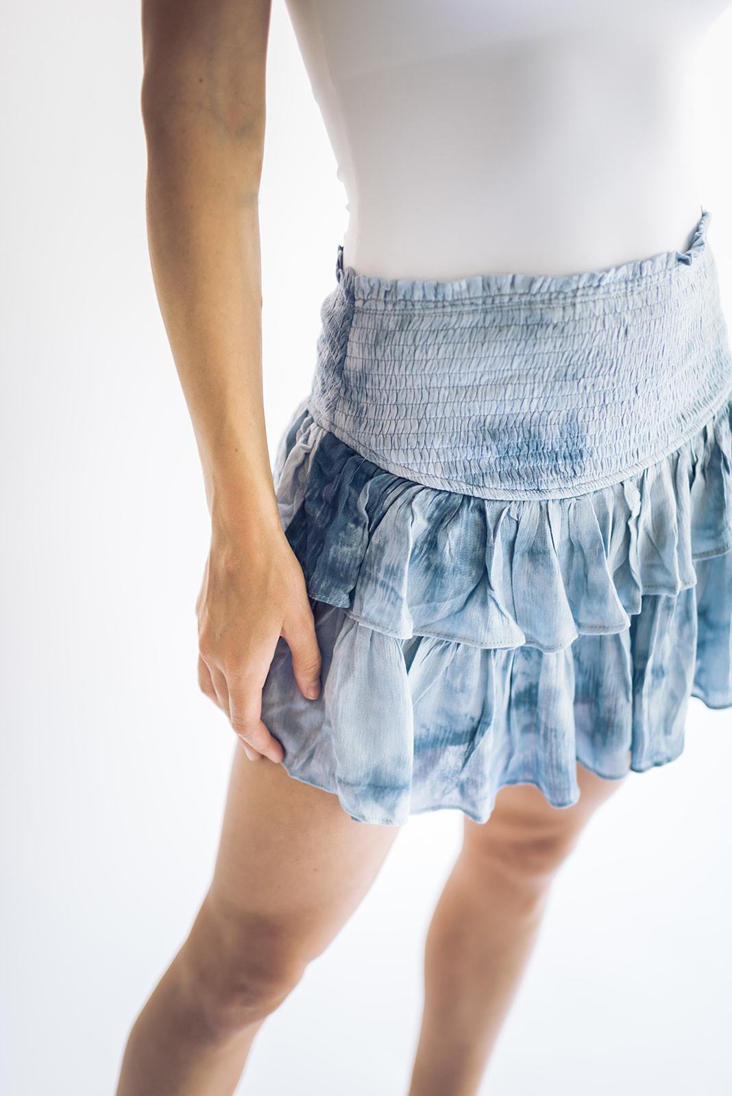 Candace Skort Blue Tie-Dye