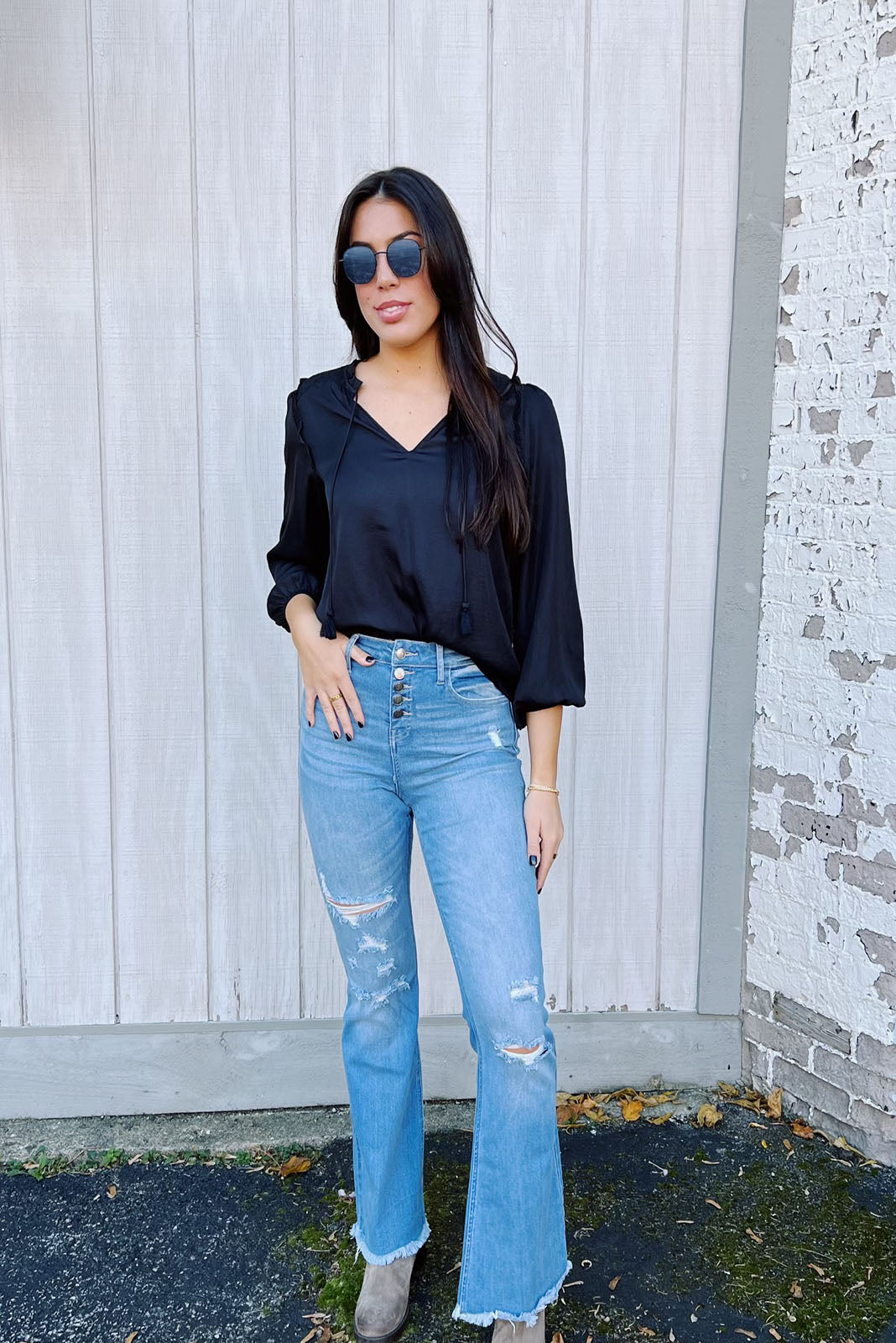 Shay Satin Blouse