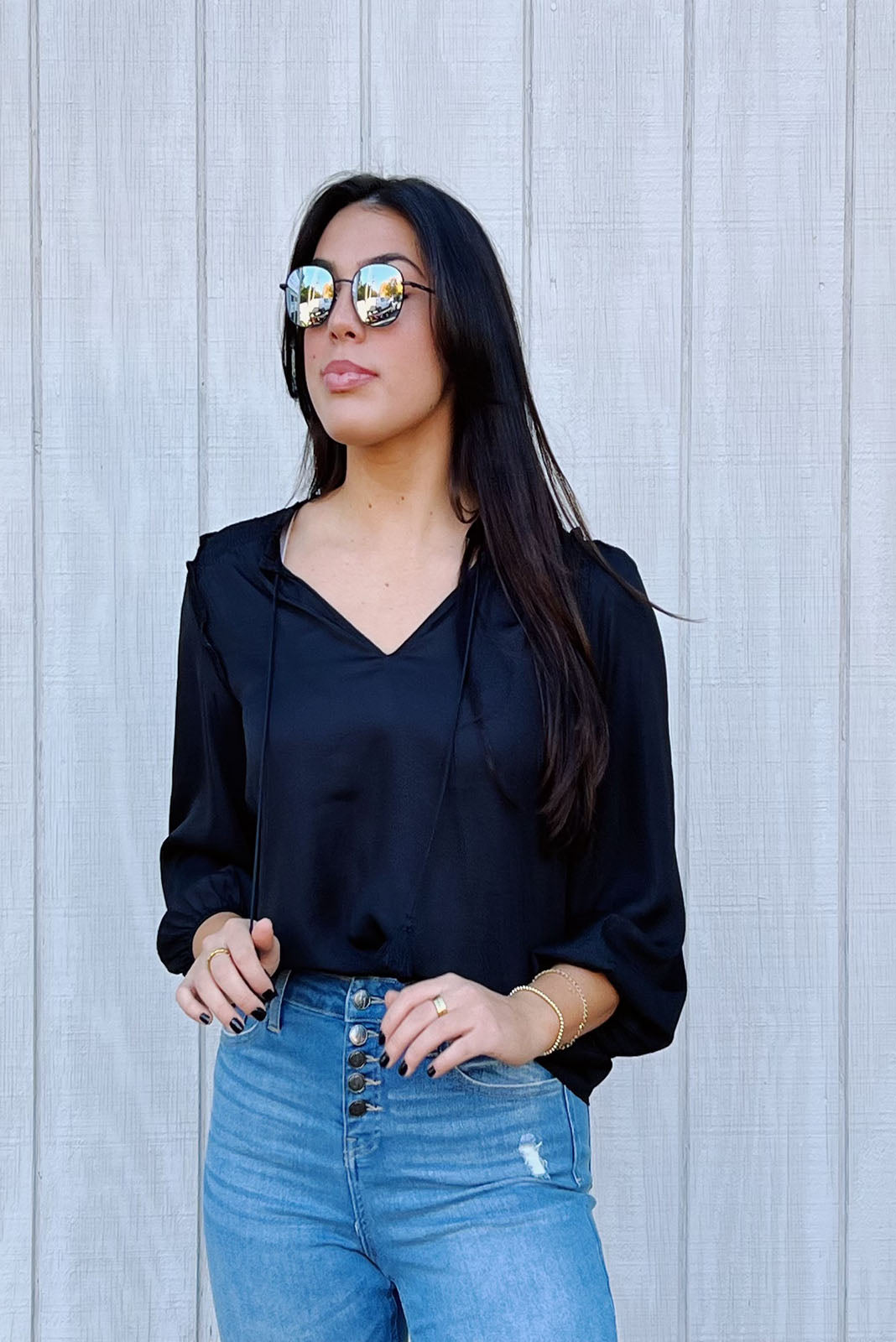 Shay Satin Blouse