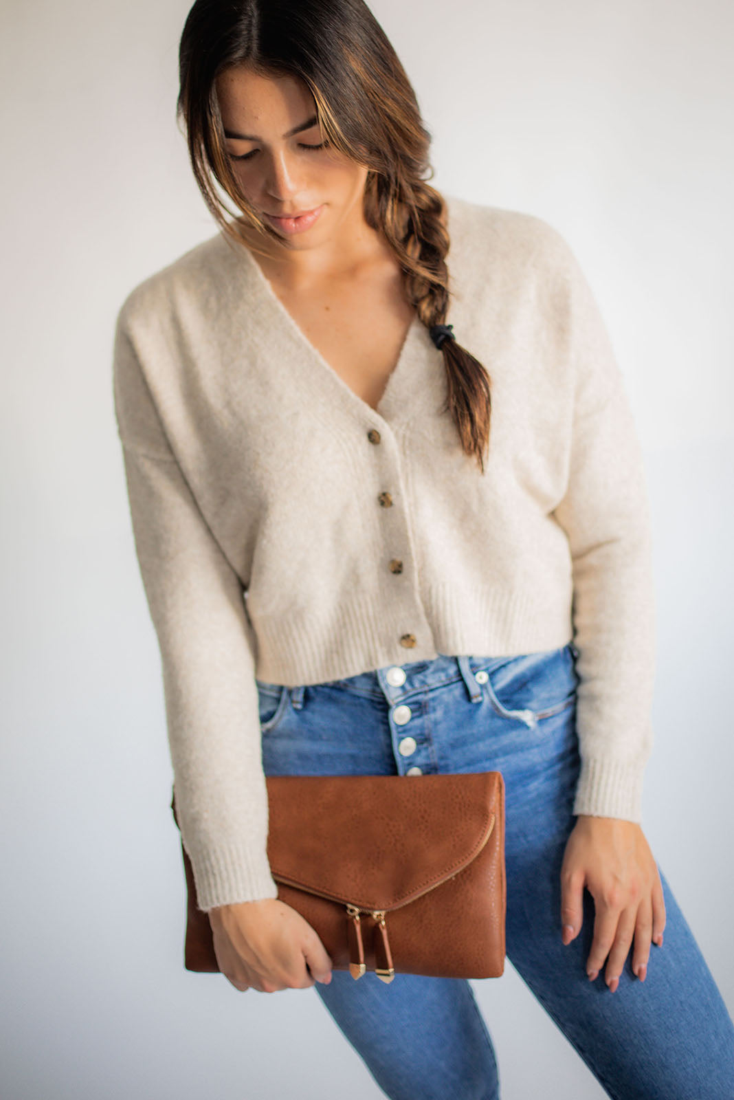 Kira Knit Cardigan - Oatmeal